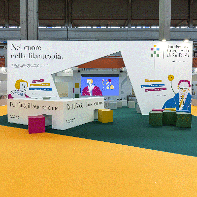 Stand Fondazione Compagnia di San Paolo 2022 